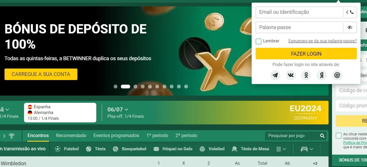 Promociones actuales de Betwinner